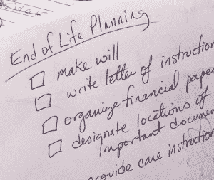 end of life checklist